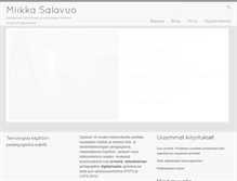 Tablet Screenshot of miikkasalavuo.fi
